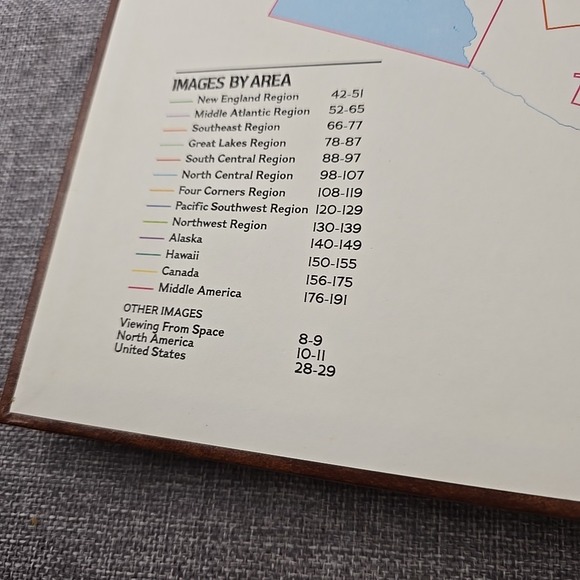 National Geographic Atlas of North America Large Format‎ HC Slipcove VTG '85 - Picture 8 of 14